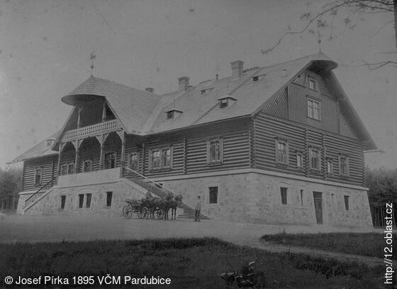 Lovčí zámeček Ráby 1895